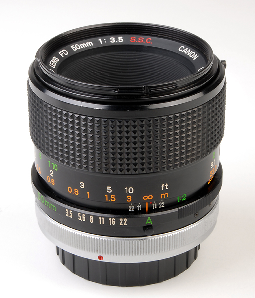 CANON FD-SSC MACRO 50mm f.3.5 + tubo FD25 (in vendita)