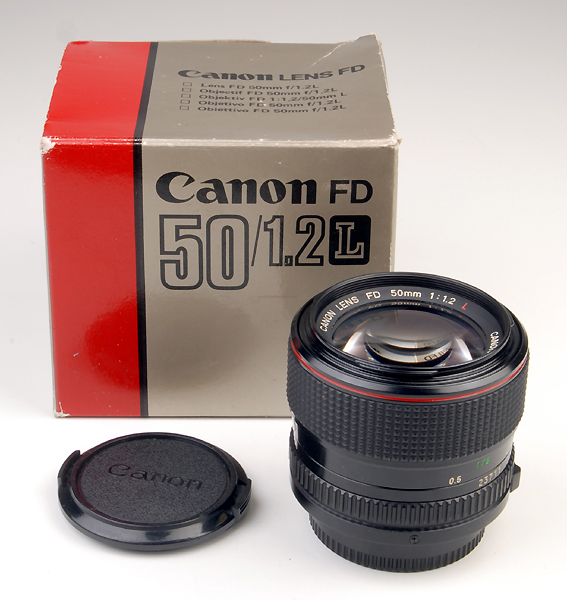 CANON FD 50mm f.1.2 L-New 1980/1988   (in vendita)