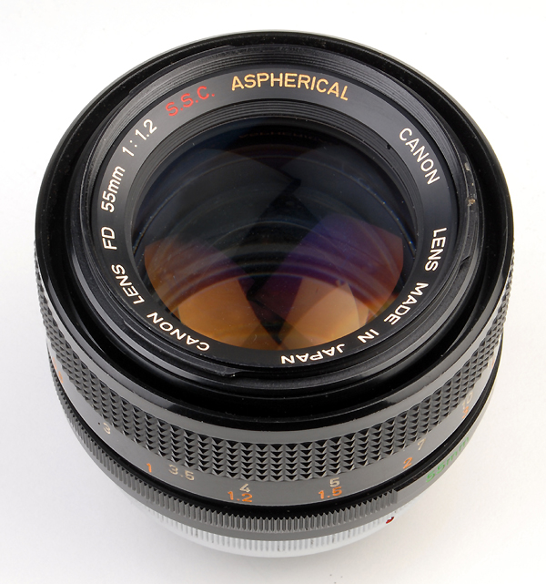 CANON FD-S.S.C 55mm f.1.2 Aspherical    (in vendita)