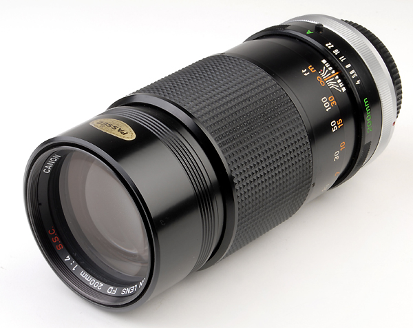 CANON FD 200mm f.4 S.S.C   (in vendita)
