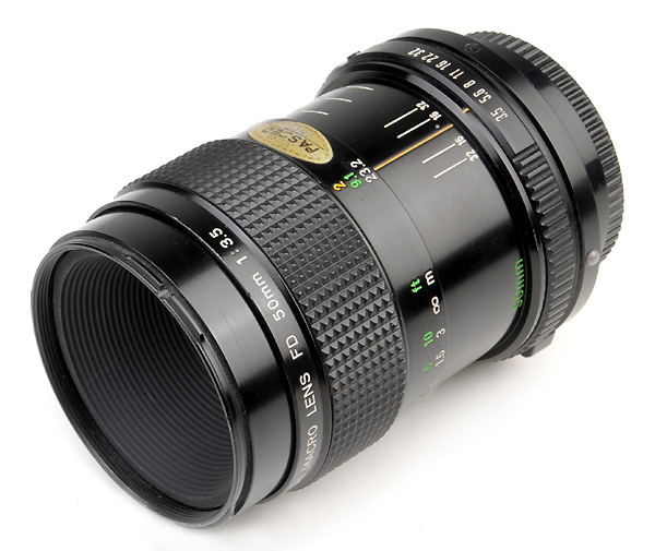 CANON FD 50mm f.3.5 MACRO -1979   (in vendita)