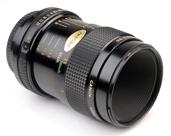 CANON FD 50mm f.3.5 MACRO -1979   (in vendita)