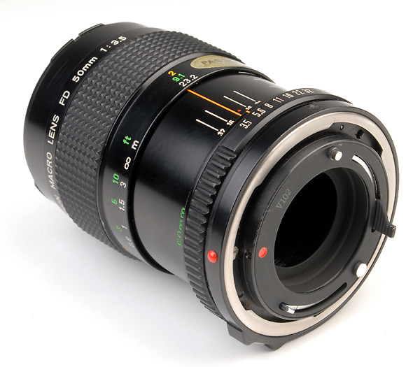 CANON FD 50mm f.3.5 MACRO -1979   (in vendita)