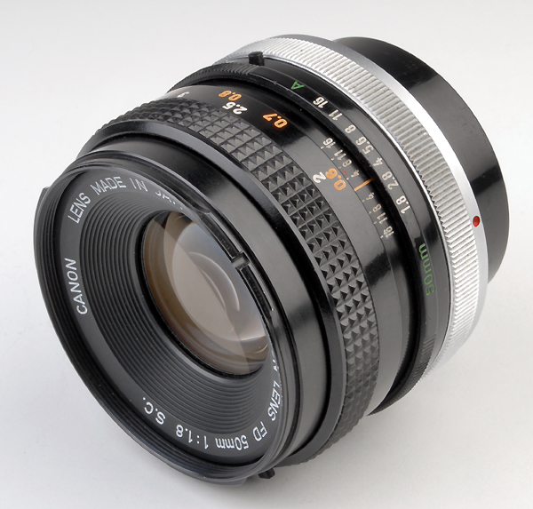CANON FD 50mm f.1.8 S.C.    (in vendita)
