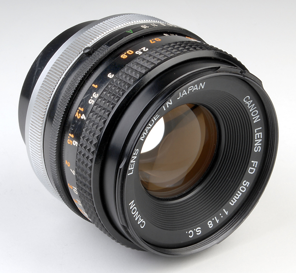 CANON FD 50mm f.1.8 S.C.    (in vendita)
