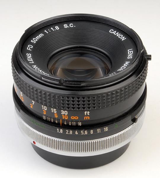 CANON FD 50mm f1.8 S.C.-1976    (in vendita)