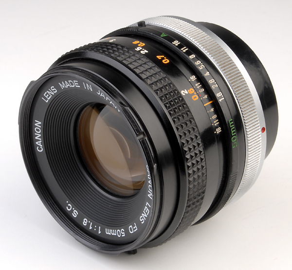 CANON FD 50mm f1.8 S.C.-1976    (in vendita)