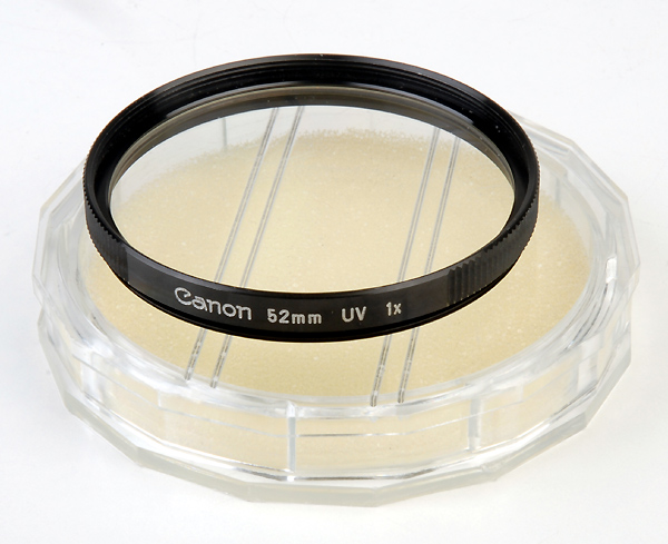 FILTRO UV 52mm - originale CANON Epoca    usato