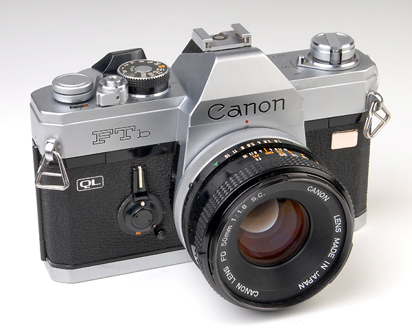 CANON FTB-QL +50mm f.1.8 s.c   (in vendita)