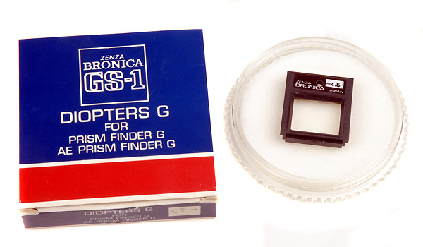 Zenza Bronica GS1 - lente correzione  diottrica -3,5   usato 