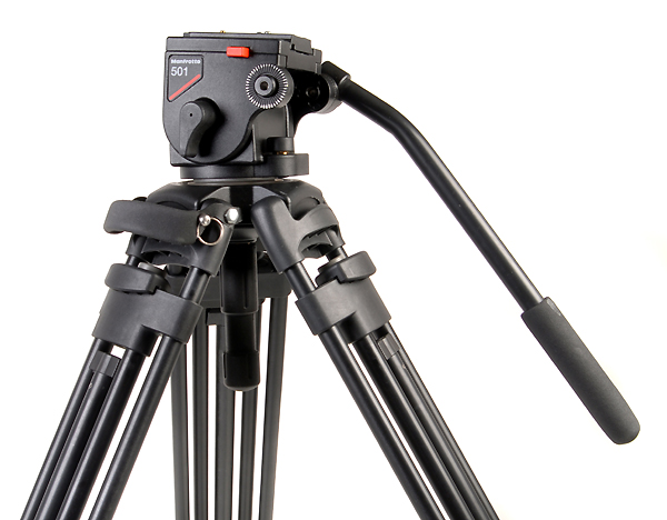 MANFROTTO video/foto Serie 500+testa 501 OFFERTA     usato