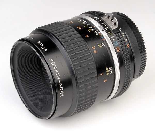 NIKKOR MICRO 55mm f.2.8 AI-S- 1980(NIK44ep)  (in vendita) 