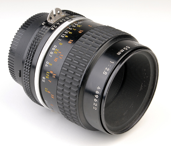NIKKOR MICRO 55mm f.2.8 AI-S- 1980(NIK44ep)  (in vendita) 