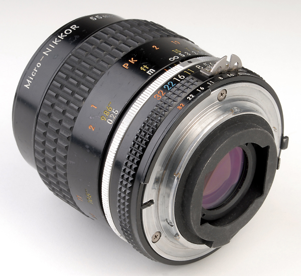 NIKKOR MICRO 55mm f.2.8 AI-S- 1980(NIK44ep)  (in vendita) 