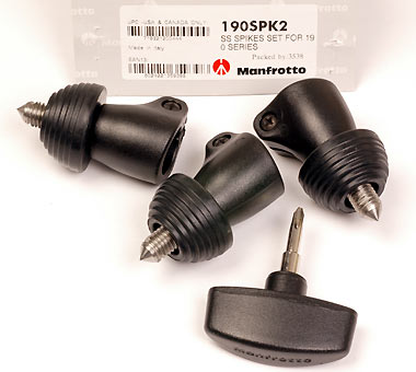 MANFROTTO art 204SPK3// puntali  intercambiabili X 190  nuovo