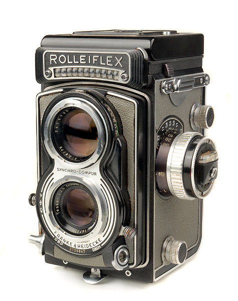ROLLEIFLEX T.3.5 - Grigia - 1958-1961  (in vendita)