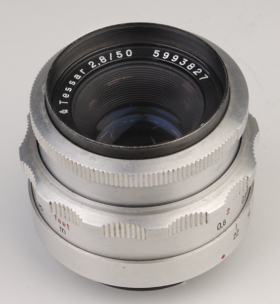 Zeiss Jena TESSAR 50mm f.2.8  X EXACTA   (in vendita)