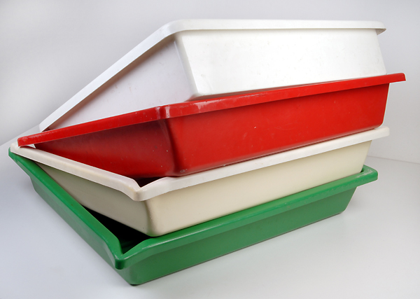 VASCHE 40x50cm Per stampa all'ingranditore     usato