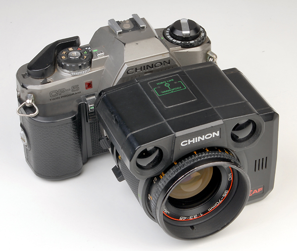 CHINON CP-5 con 35/70mm f.3.3/4.5 AF - 1982 (in vendita)