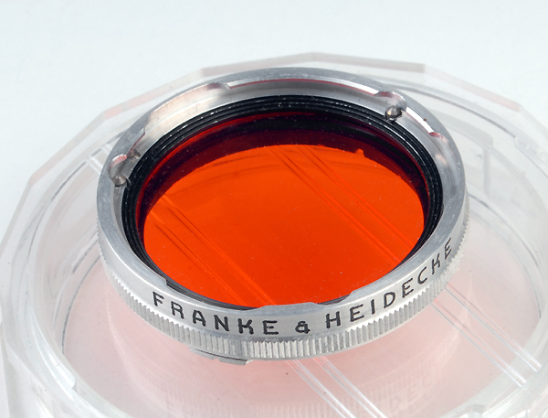 Filtro ARANCIO per ROLLEIFLEX T3,5 biottica  usato