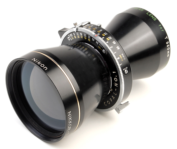Nikon NIKKOR T-ED 360mm f.8 (NIK47ep)(in vendita)