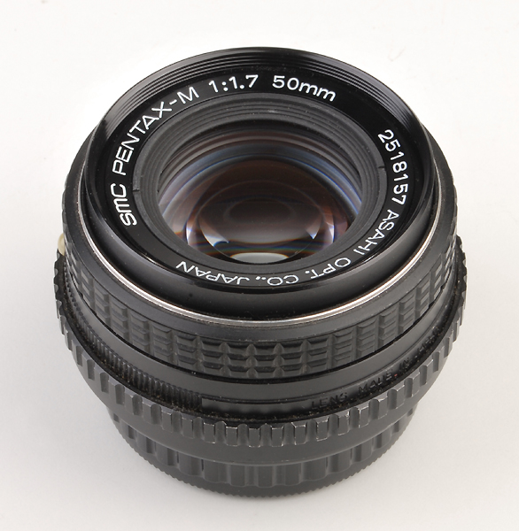 PENTAX 50 mm f.1.7SMC K/M     (in vendita)