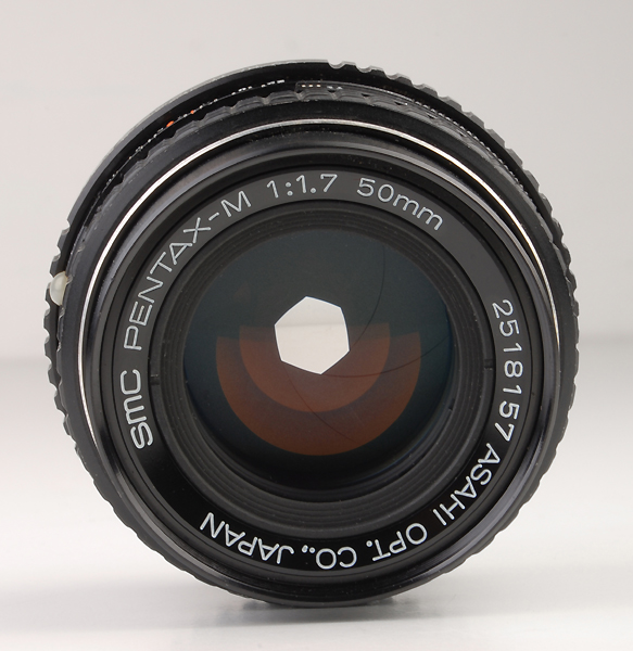 PENTAX 50 mm f.1.7SMC K/M     (in vendita)