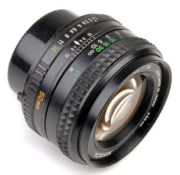 Minolta ROKKOR 50mm f.1.4 MD (MIN16ep)  (in vendita)