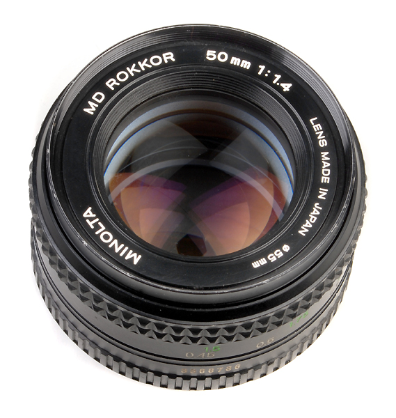 Minolta ROKKOR 50mm f.1.4 MD (MIN16ep)  (in vendita)